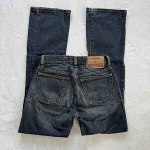 Diesel Jeans Womens29 Blue Denim Straight Regular RR55 Made In Italy Medium Wash